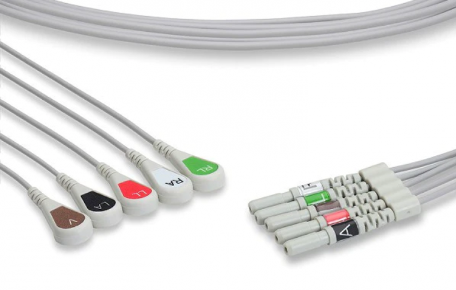 DIN Style Compatible ECG Leadwire