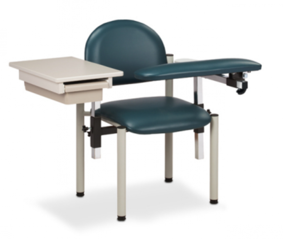 SC Series Padded Blood Drawing Chair with Drawer
