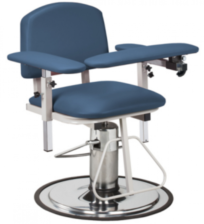 H Series Padded Hydraulic Blood Drawing Chair