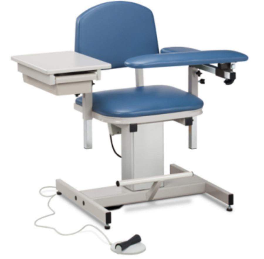 Power Series Padded Blood Drawing Chair with Drawer