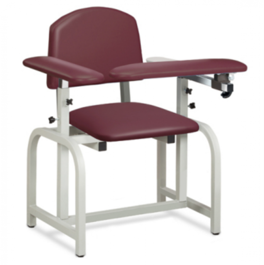 Lab X Series Blood Drawing Chair with Padded Arms