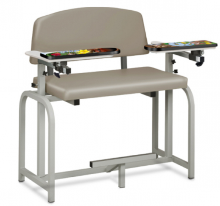 Pediatric Series - Spring Garden Extra Wide Blood Drawing Chair