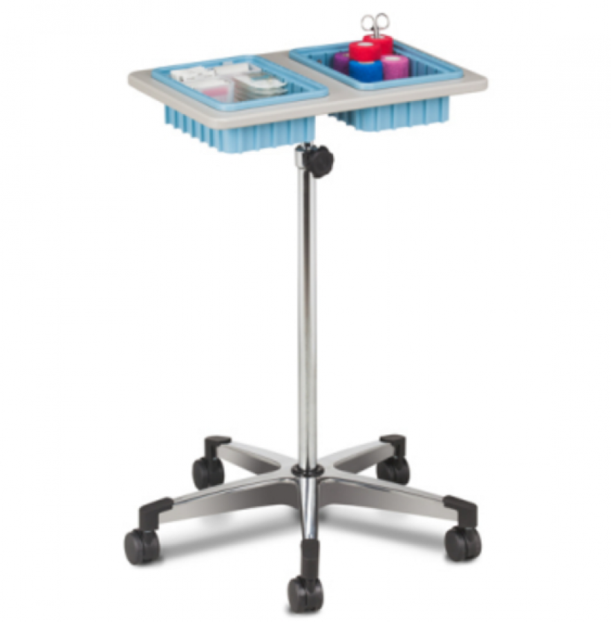 Two-Bin Mobile Phlebotomy Stand