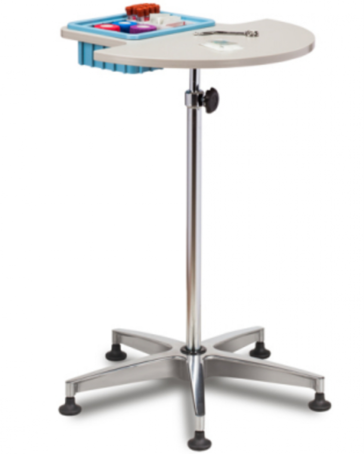 Half Round, Stationary ClintonClean Phlebotomy Stand