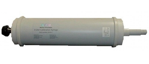 NDD 3-Liter Calibration Syringe With Calibration Adapter