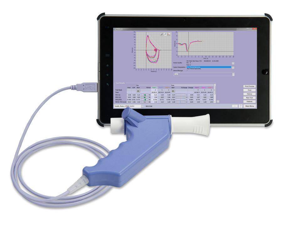 Easy on-PC Spirometry System
