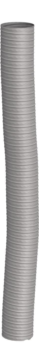 FX-Hose-D100-L3000-Grey 4" Diameter