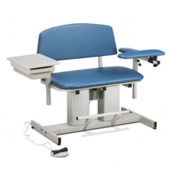 Power Series Bariatric Padded Blood Drawing Chair with Drawer