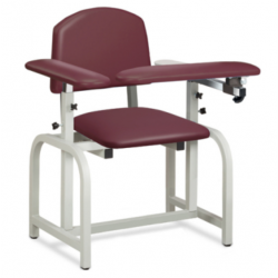 Lab X Series Blood Drawing Chair with Padded Arms