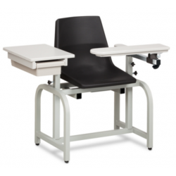 Standard Lab Series Blood Drawing Chair for Phlebotomy with ClintonClean™ Arms with Drawer